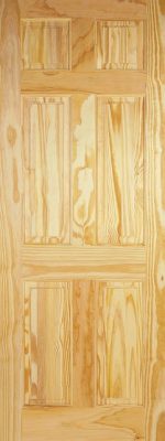 Clear Pine 6 Panel  - Solid Core - LPD