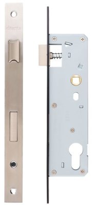Internal Slim Euro Satin Stainless Steel Sash Lock