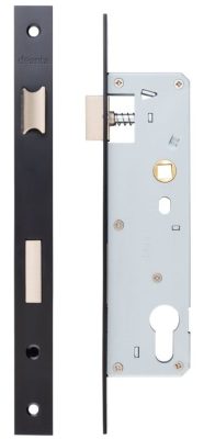 Internal Slim Euro Black Sash Lock