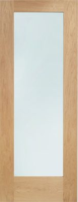 Internal Oak Pattern 10 (OBSCURE GLASS) Un-Finished Door