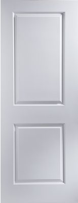 Internal White Primed Cambridge Smooth Finish FD30 44mm Fire Door