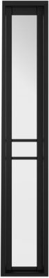 Internal Manhattan Demi Panel Black Pre-Finished W6 (CLEAR GLASS) Greenwich Door