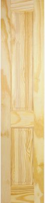 Clear Pine 2 Panel Half Door - Solid Core - LPD