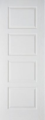 Internal White Textured Contemporary FD30 44mm Fire Door