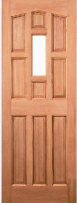 External Hardwood York M&T Un-Glazed (NO GLASS) Door