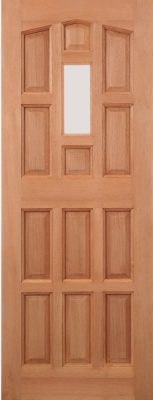 External Hardwood Elizabethan Dowelled Un-Glazed (NO GLASS) Door
