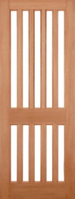 External Hardwood Windsor (CLEAR GLASS) Double Glazed M&T Door