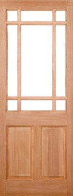 External Hardwood Warwick M&T Un-Glazed (No Glass) Door