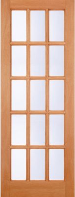 External Hardwood SA 15L (CLEAR GLASS) M&T Door