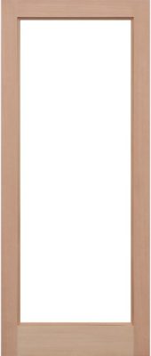 External Hemlock Pattern 10 Un-glazed (No Glass) Un-Finished Door