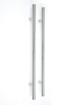 External Round Back to Back Pull Handles, Cylinder & Multi-Point Lock