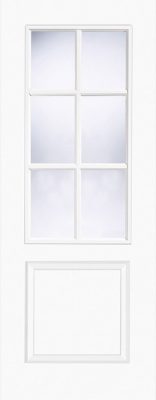 Internal White Pre-Finished 6 L Berlin Standard Core Smooth Door