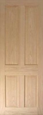 Oak 4P Raised and Fielded Un-Finished FD30 44mm Door