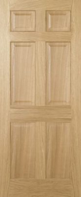 Oak Regency Pre-Finished 6P FD30 44mm Fire Door