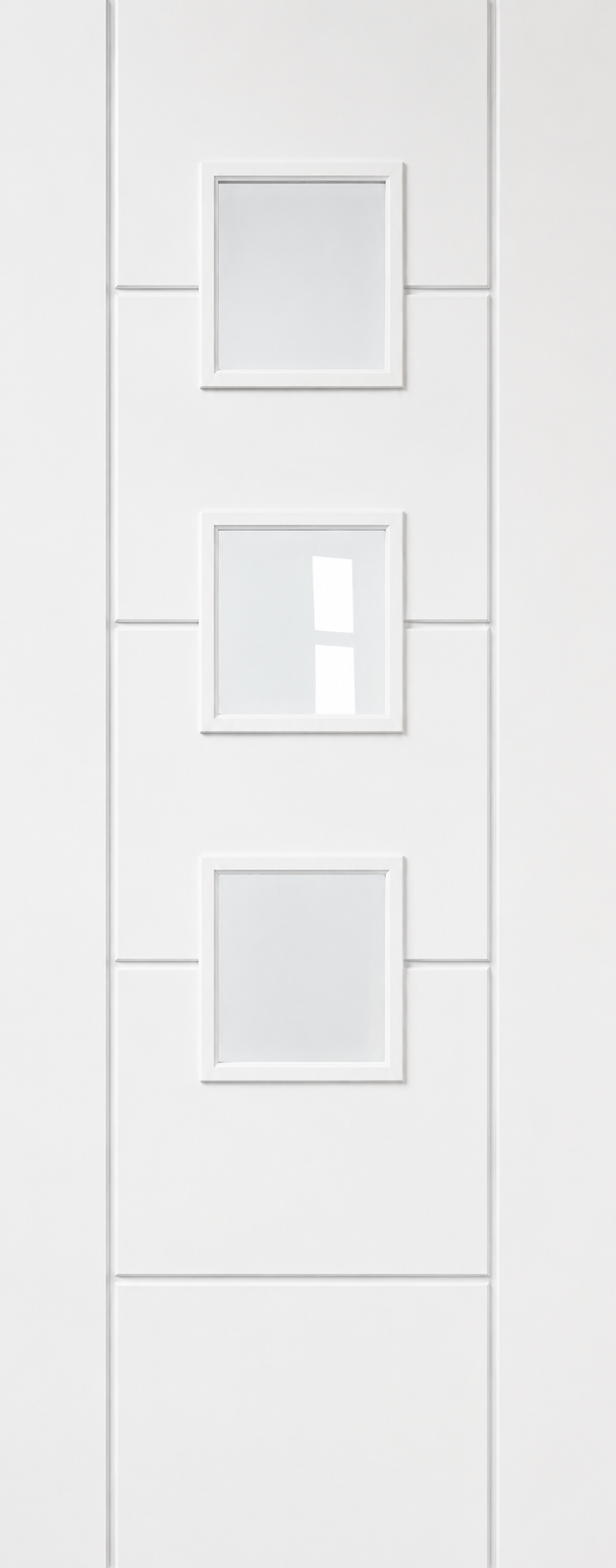 Internal White Primed Trend Vancouver 3 Light (UN-GLAZED) 44mm Door