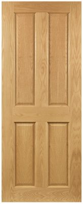 Internal Oak Bury 4P Pre-Finished Door