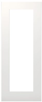 Internal White Primed Solid Core Denver (CLEAR GLASS) Door