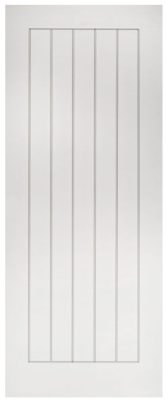 Internal White Primed Ely Solid Core Door