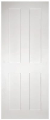 Internal White Primed Eton Smooth Solid Core Door