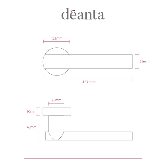 Internal Olympia Matt Antique Brass Handle (Pair) - Image 2