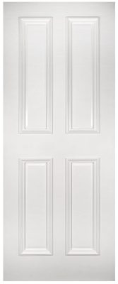 Internal White Primed Rochester Smooth Finish FD30 44mm Fire Door