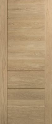 Internal Solid Oak Palermo Statement Un-Finished Door