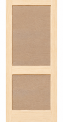 External Hemlock Un-Finished Flat Ply Panelled 2XG 2P Door