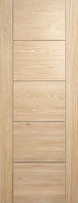 Internal Oak Un-Finished Ladder 5P FD30 44mm Fire Door