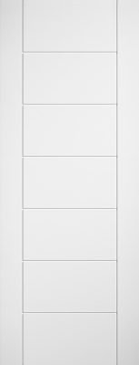 INTERNAL White Primed Ladder 7P FD30 44mm Fire Door