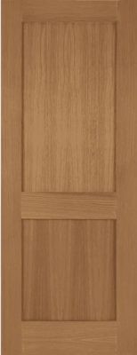Internal Oak Marlborough 2 Panel Un-Finished FD30 44mm Fire Door