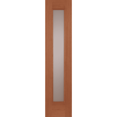 External Oak Acid (OBSCURE GLASS) Oak Un-Finished Contemporary Sidelight RMS1 Door