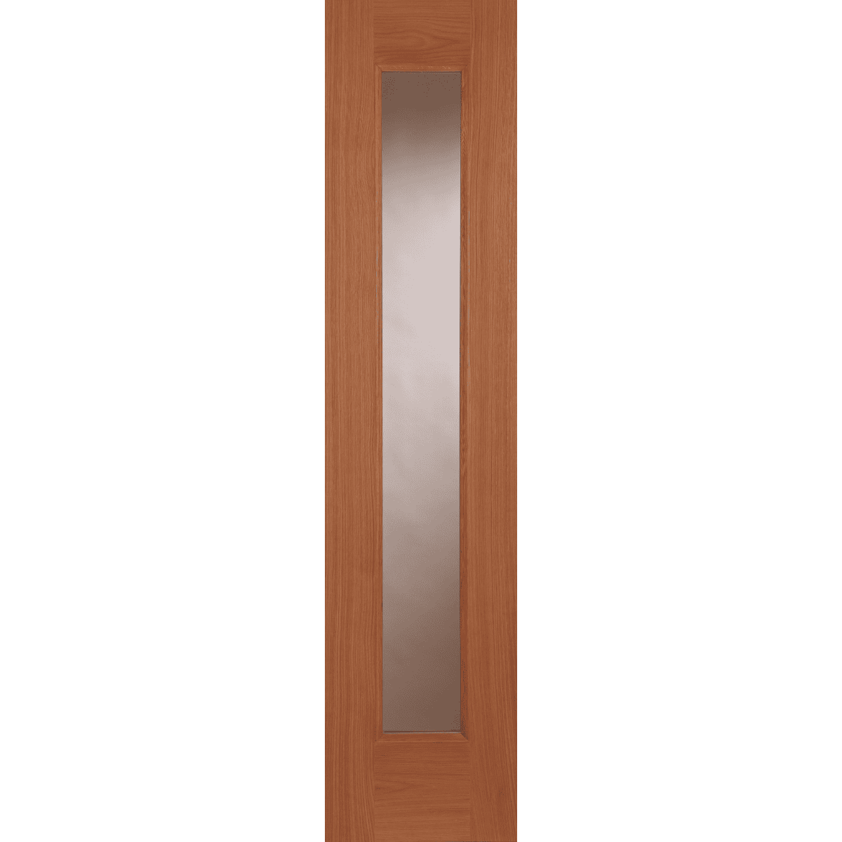 External Oak Majestic (CLEAR GLASS) Side Light Un-Finished RMS1 Door