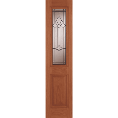 External Oak Derby (DECORATIVE GLASS) Un-Finished Sidelight RMS1 Door