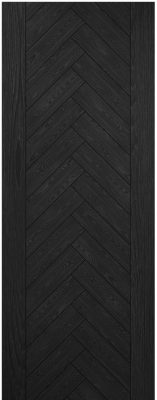 Internal Fontaine Brushed Black Oak Pre-Finished Solid Core Door