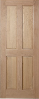 Internal Solid Oak 4 Panel Raise & Field Door