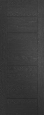 Internal Black Laminate Palermo Pre-Finished FD30 44mm Fire Door
