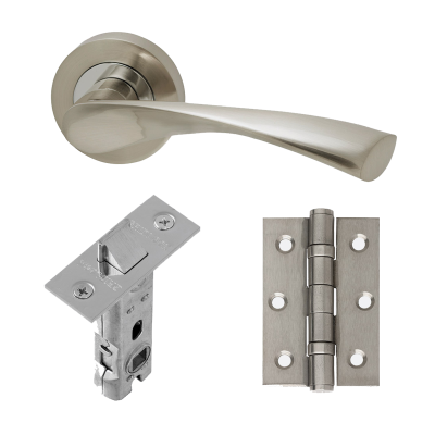 Solar Chrome Tone Handle Hardware Pack