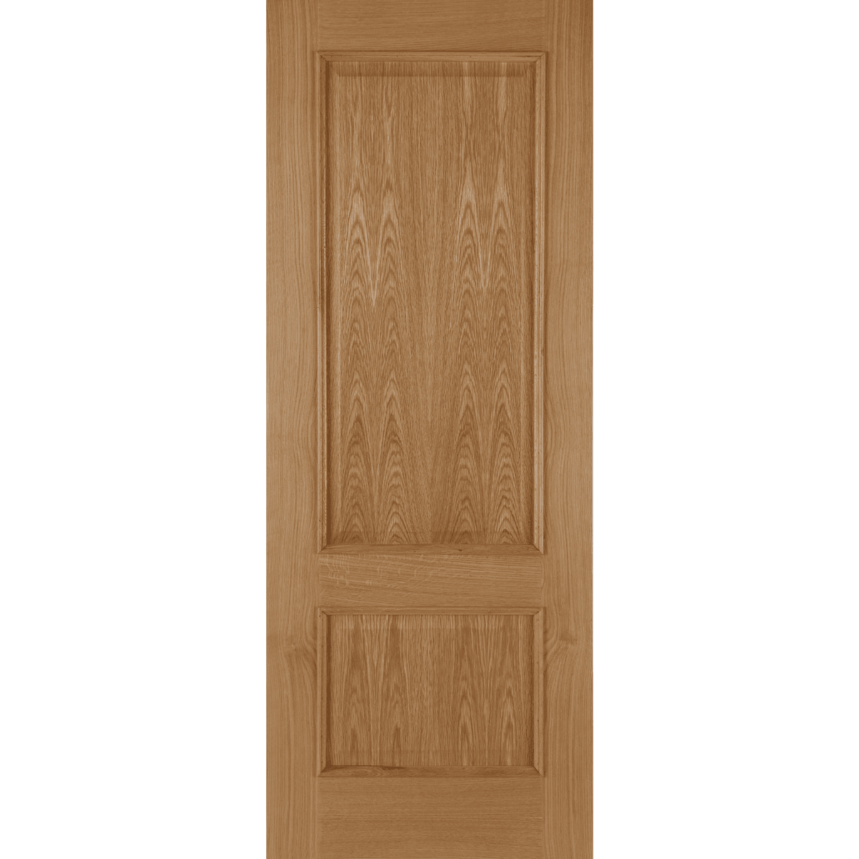 Internal Oak 2 Panel Iris Un-Finished 44mm FD30 Fire Door
