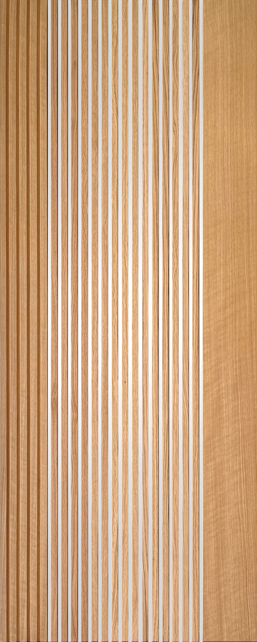 Internal Laminate Blonde Oak Brisbane Glazed (CLEAR GLASS) Pre-Finished Semi Solid Core Door