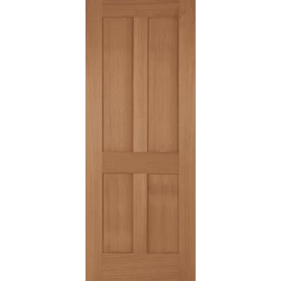 Internal Oak Bristol 4 Panel Un-Finished FD30 44mm Fire Door