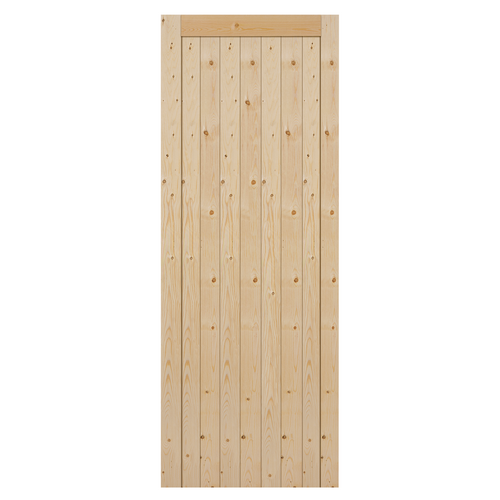 Internal Framed Ledged And Braced Unfinished Solid Core Door