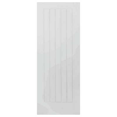 Internal White Mexicano Pre-Finished Semi Solid Core Door