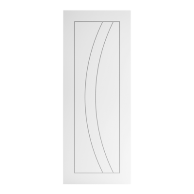 Internal White Primed Sicily Solid Core Door