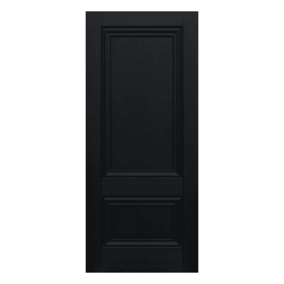 Internal Black Laminate Lyon 2 Panel Pre-Finished Semi Solid Core Door